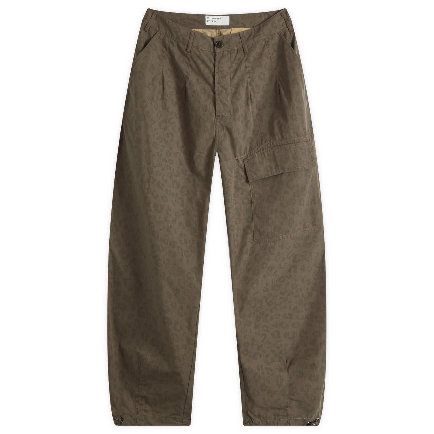 Leopard Poly Tech Pilot Trousers