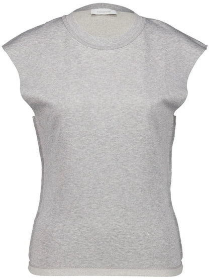 Chain-Detail Cotton T-Shirt