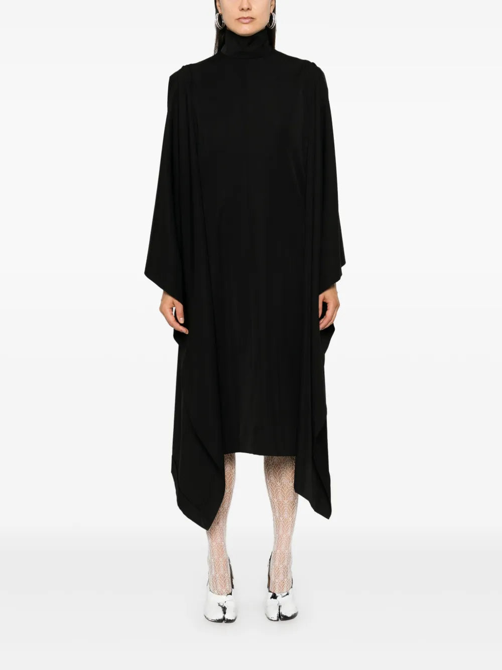 Draped Midi Dress