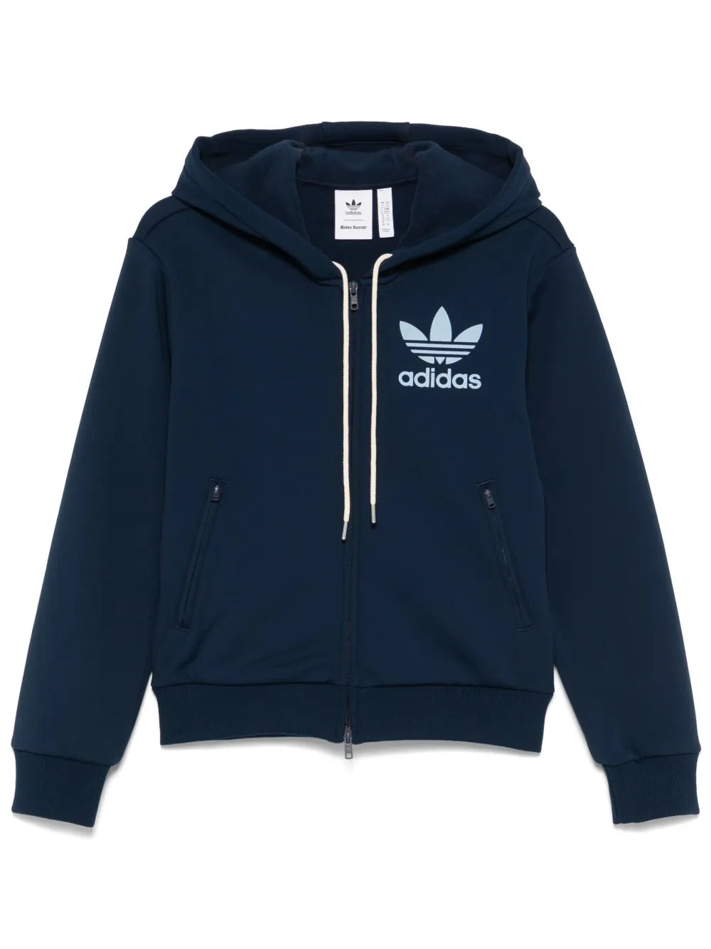 Logo-Flocked Hoodie