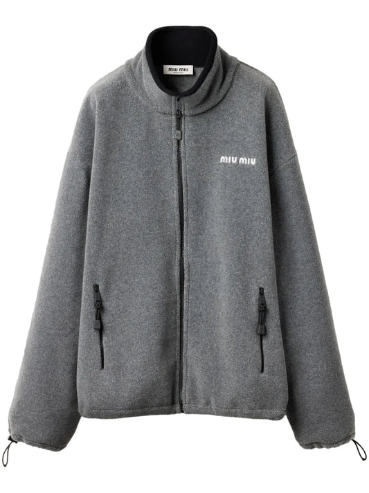 Logo-Embroidered Fleece Sweatshirt