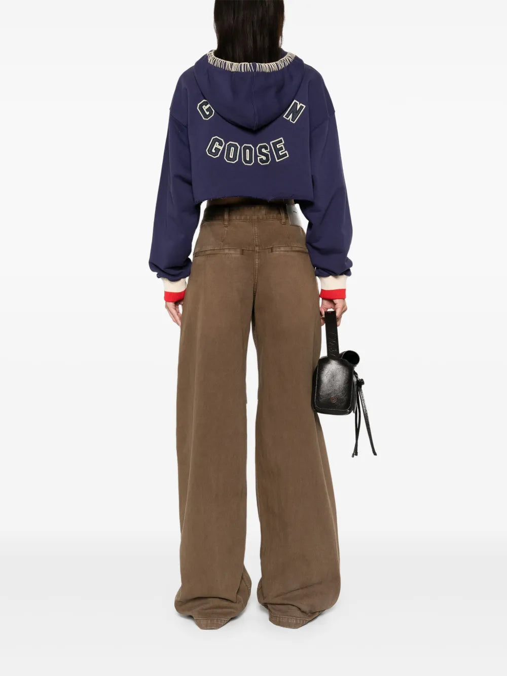 Half-Zip Cropped Hoodie