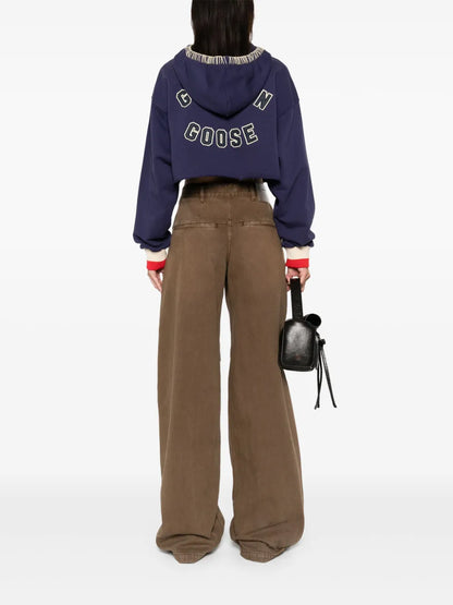 Half-Zip Cropped Hoodie