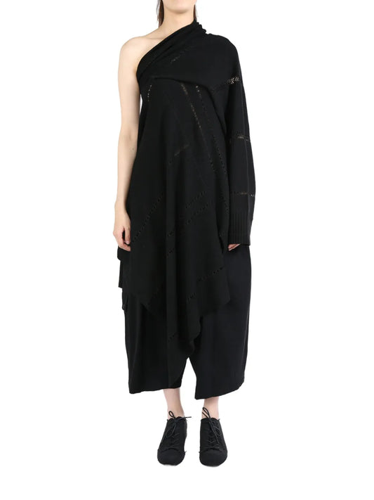 Off-Shoulder Asymmetric Pullover