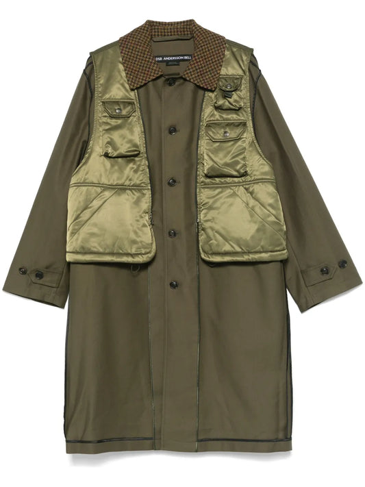 Layered Inside-Out Coat
