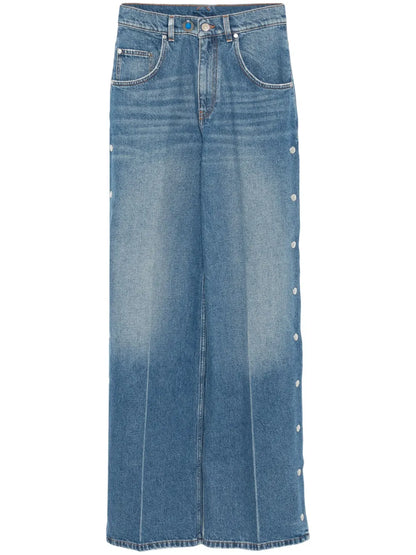 Stud-Embellished Jeans