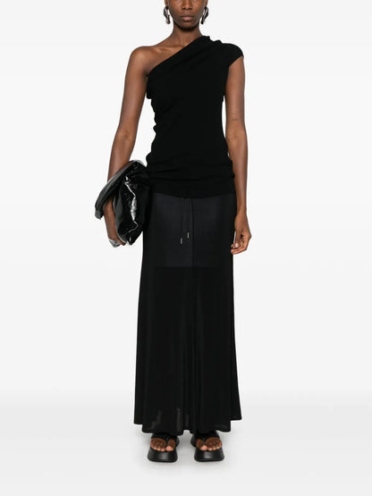 Flared Midi Skirt