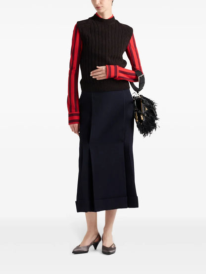 Deconstructed Midi Skirt
