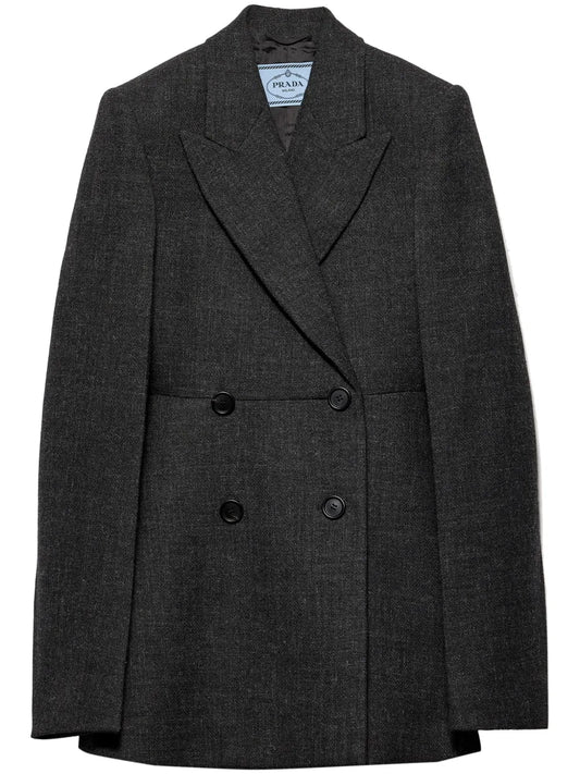 Double-Breasted Wool Coat