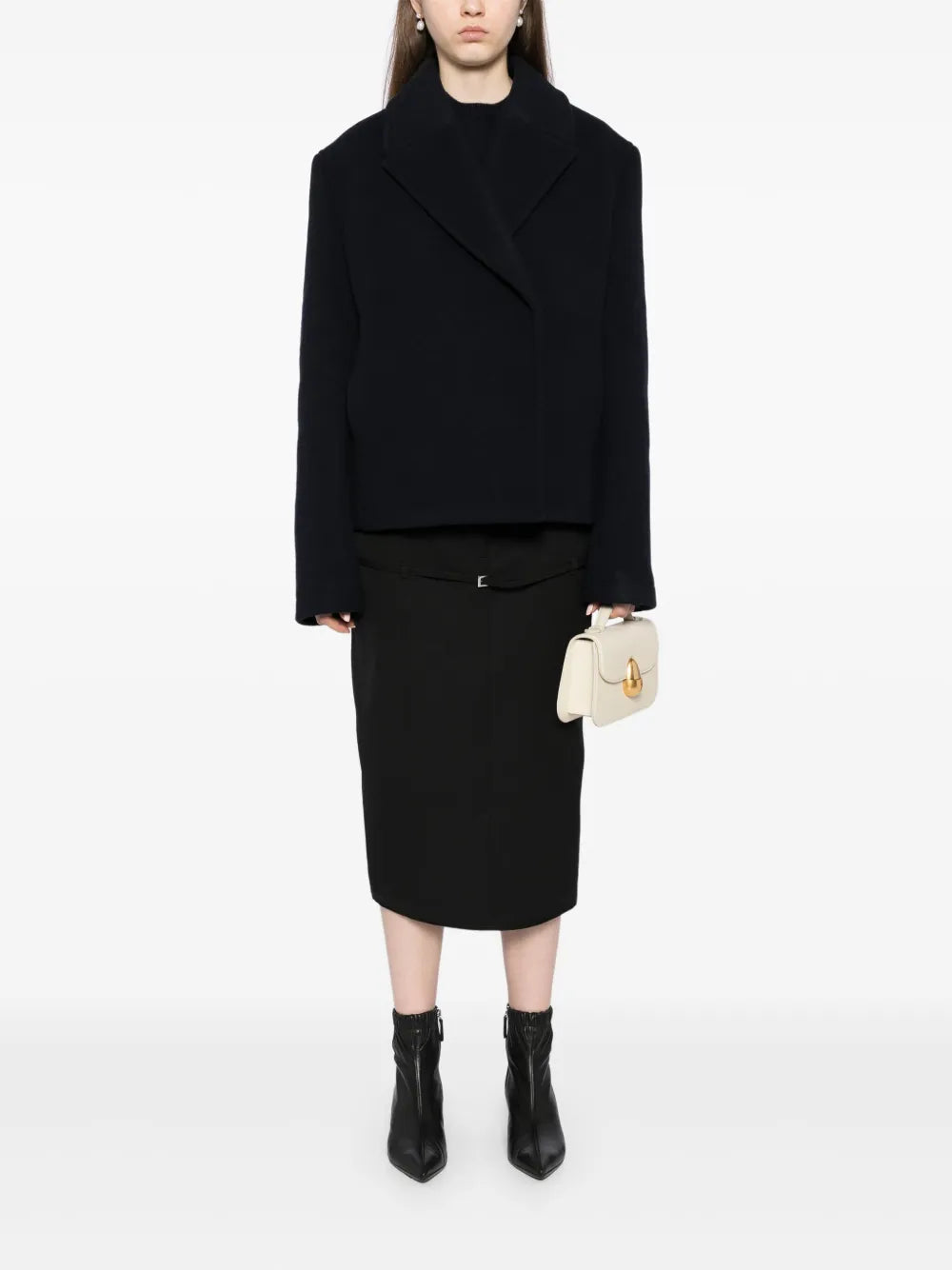 Cropped Peacoat