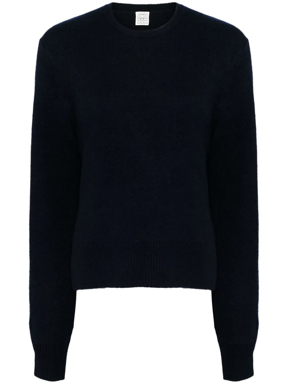 Cropped Crew Neck Jumper