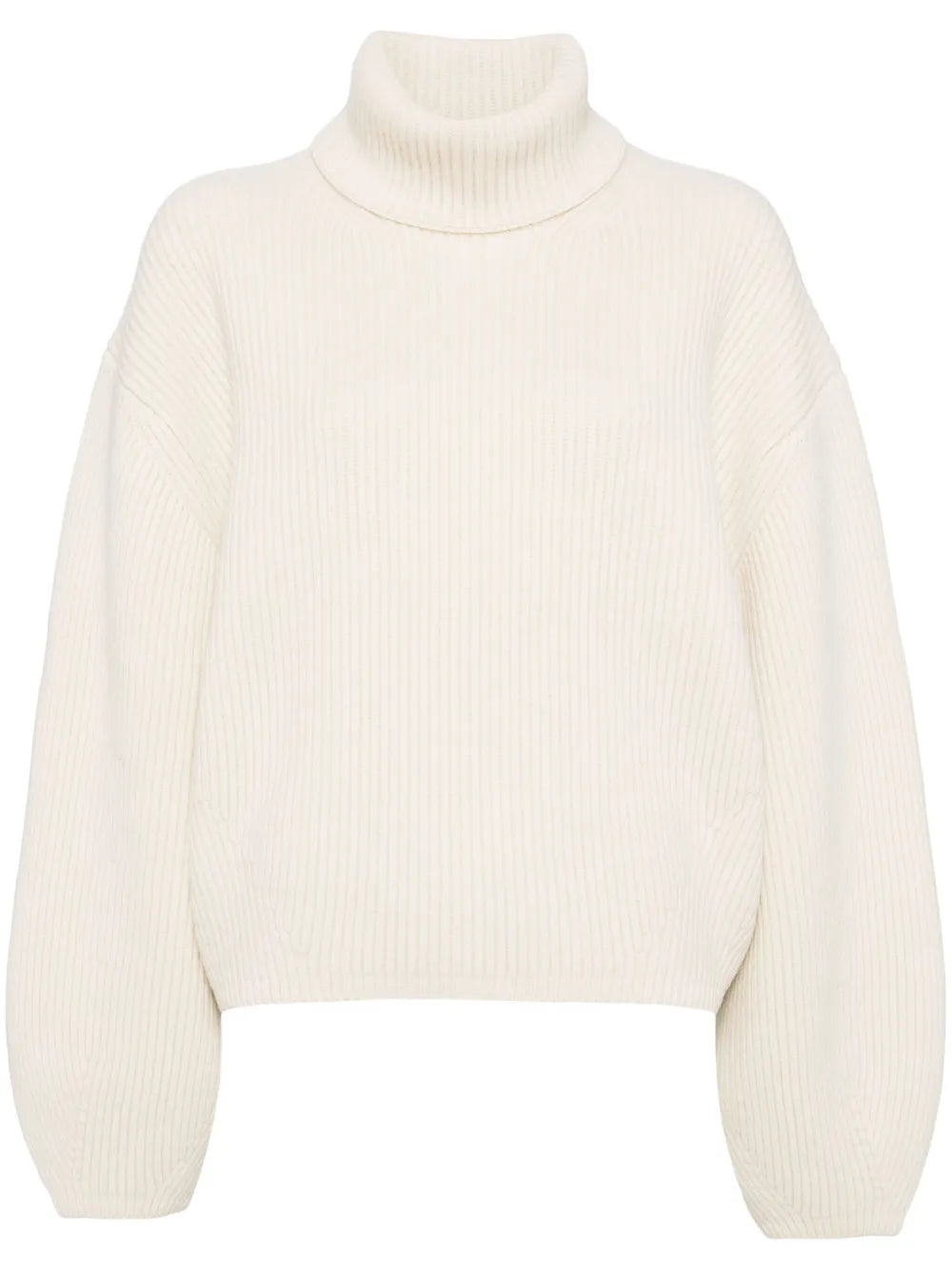 Ribbed Turtleneck Top