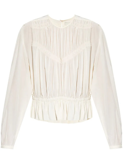 Gelina Gathered Blouse