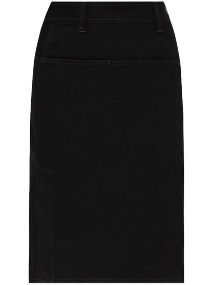 Denim Midi Skirt