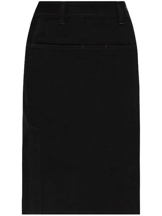 Denim Midi Skirt