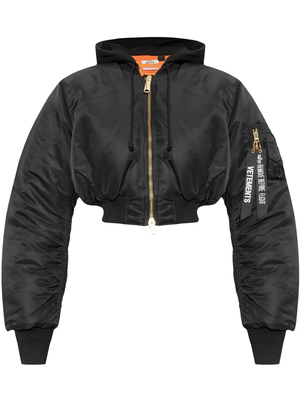 Cropped Bomber Jacket