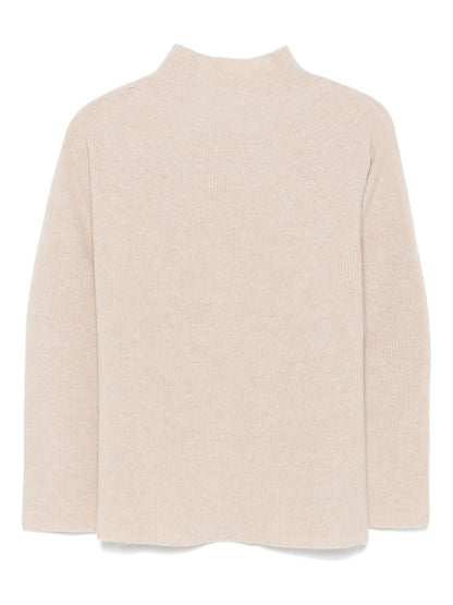 Fine-Ribbed Sweater