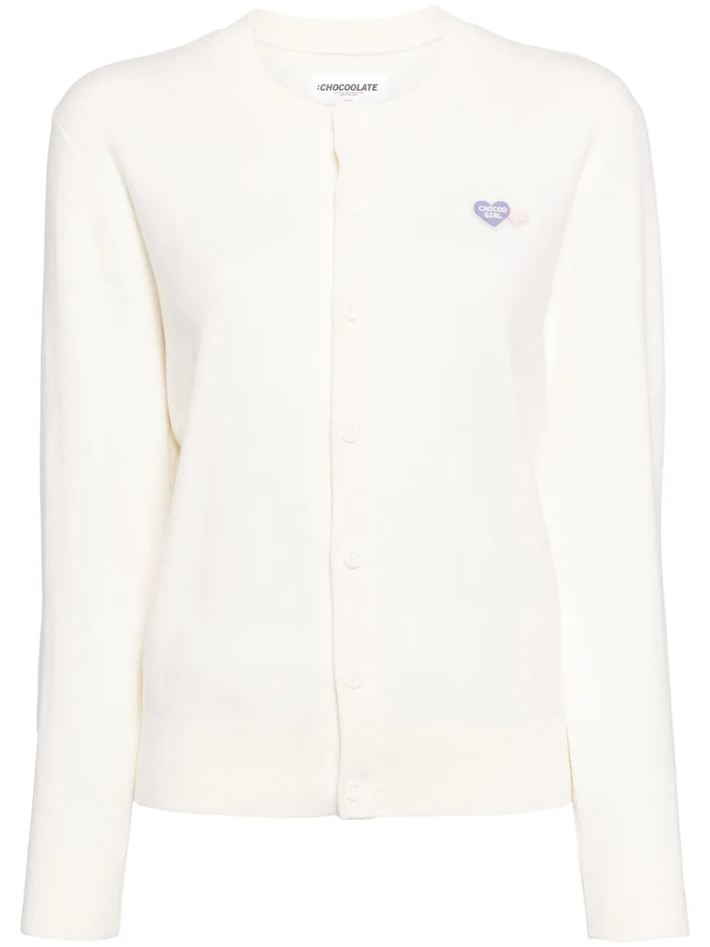 Logo-Patched Cardigan