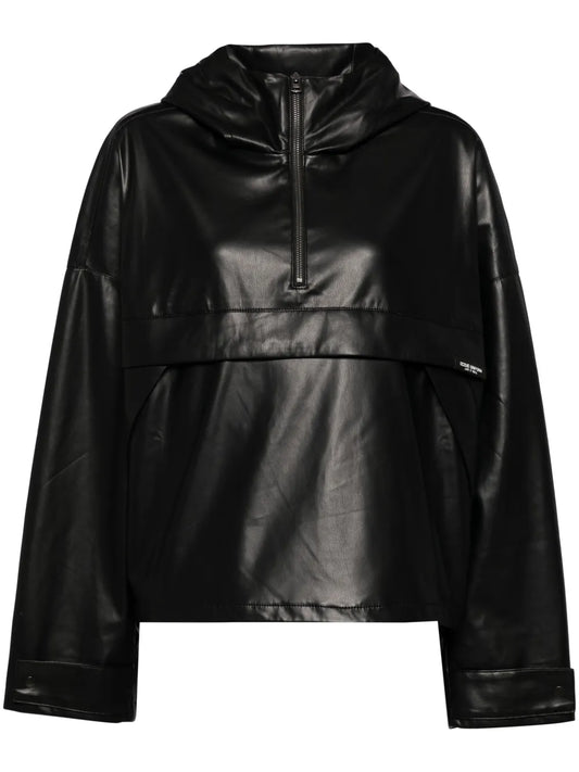 Logo-Tag Half Zip Jacket