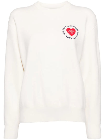 Logo-Intarsia-Knitted Jumper
