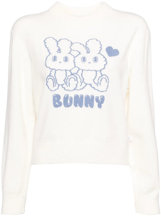 Intarsia-Knitted Jumper