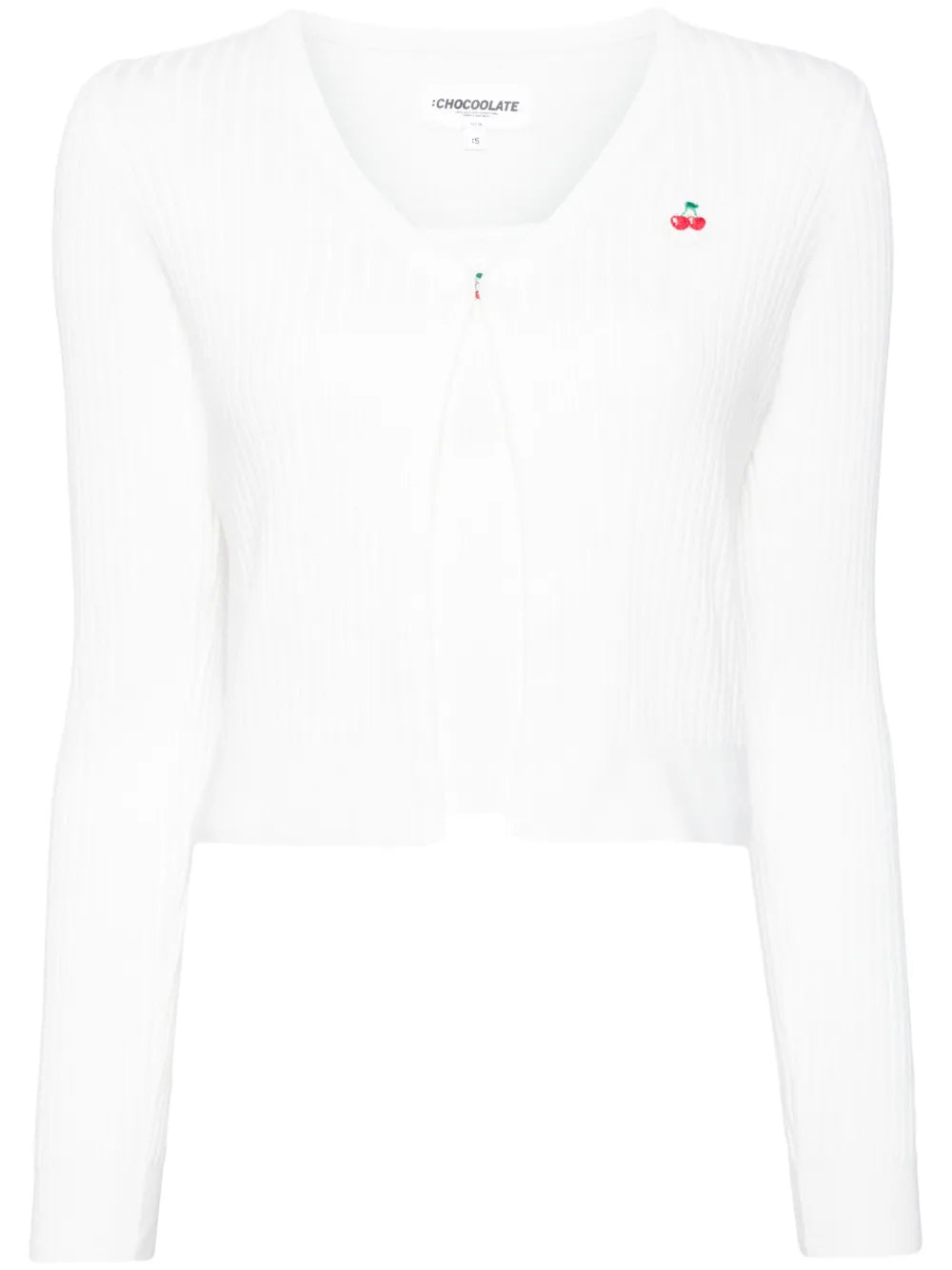 Embroidered Cardigan Top (Set Of Two)