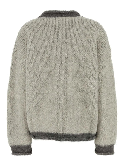 Intarsia-Knit Logo Sweater
