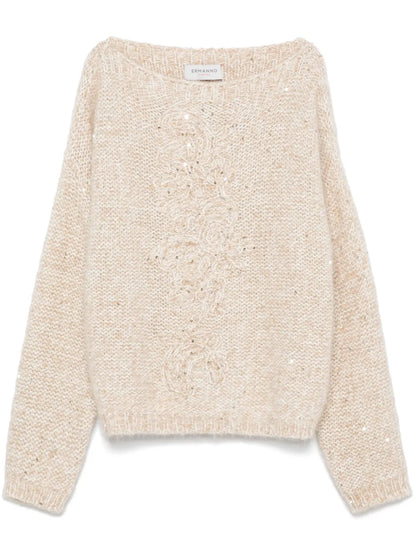 Sequin-Embellished Sweater