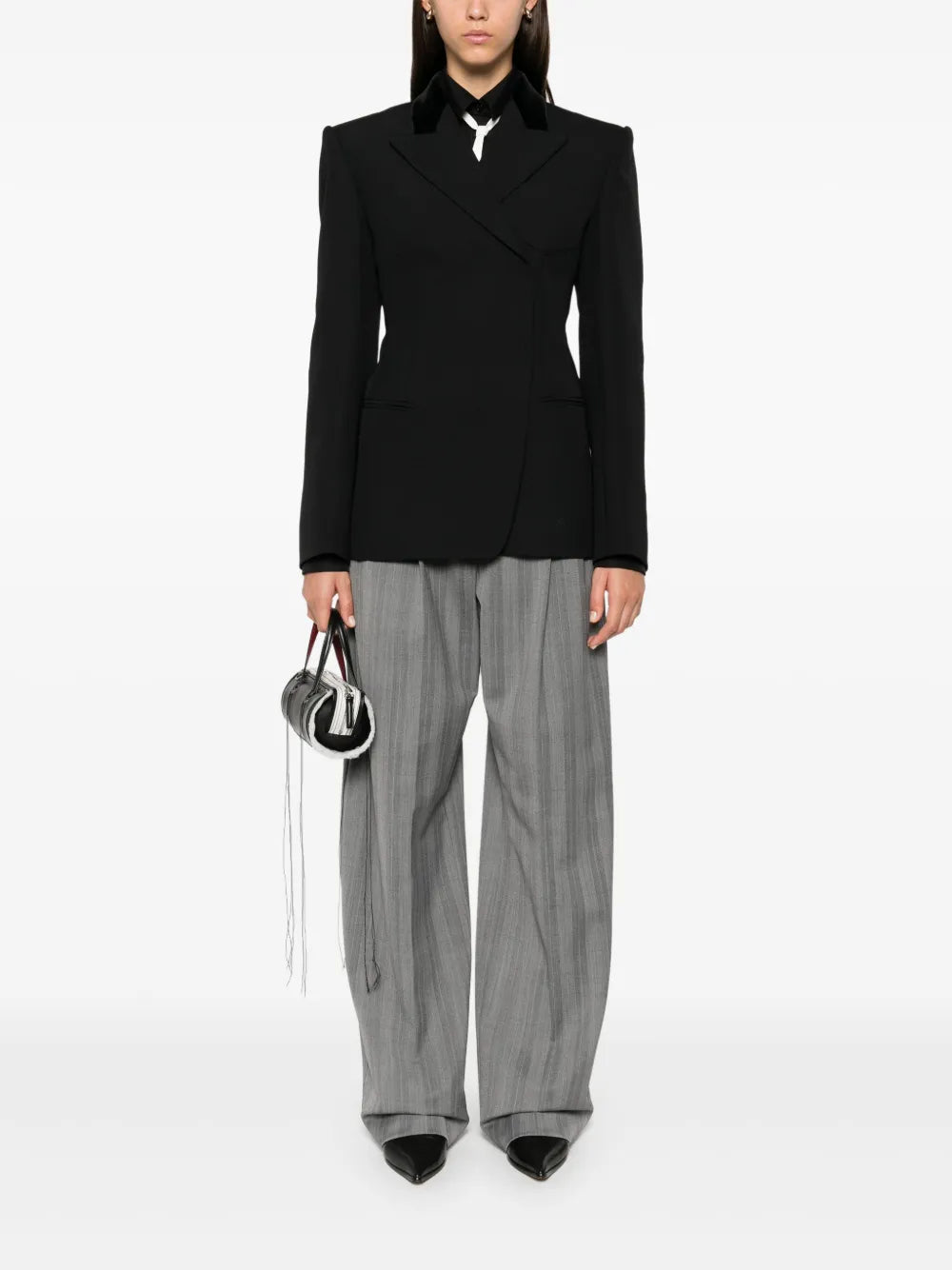Double-Breasted Suit Jacket