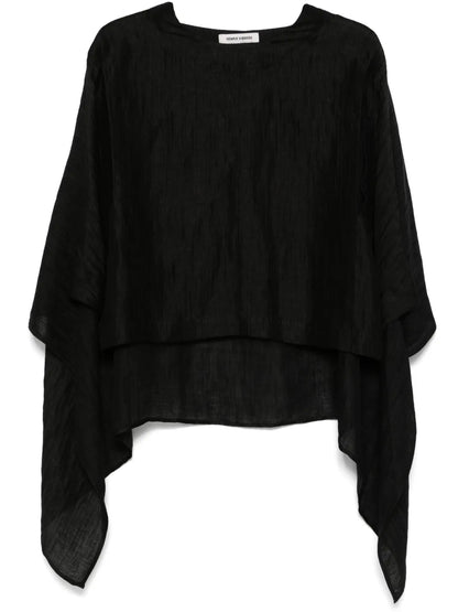 Uncut Silk Blouse
