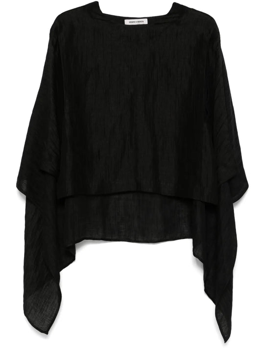 Uncut Silk Blouse