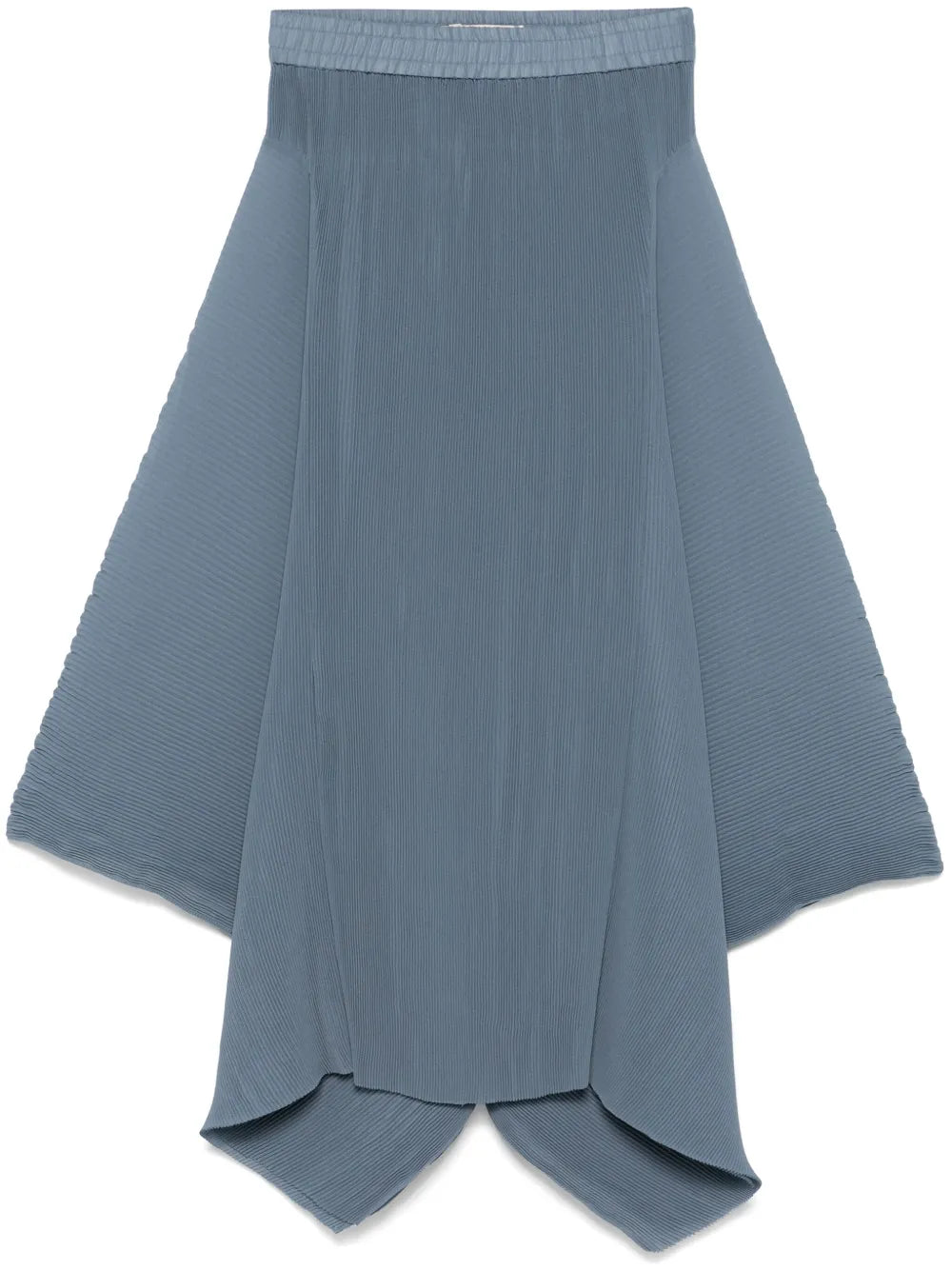 Wrist Plissé Midi Skirt