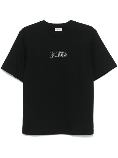 Flocked-Logo T-Shirt