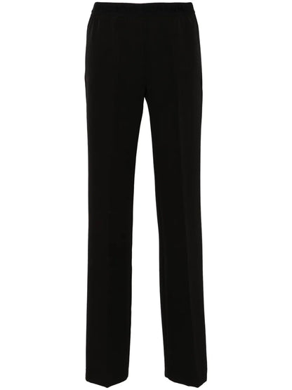 Logo-Waistband Cady Trousers