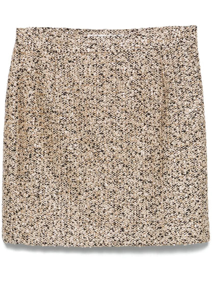 Lurex Tweed Mini Skirt