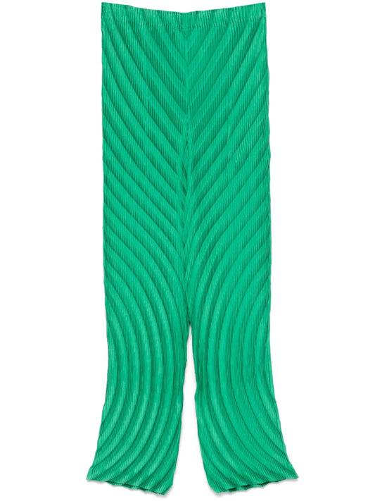 Nuance Pleats Solid Trousers