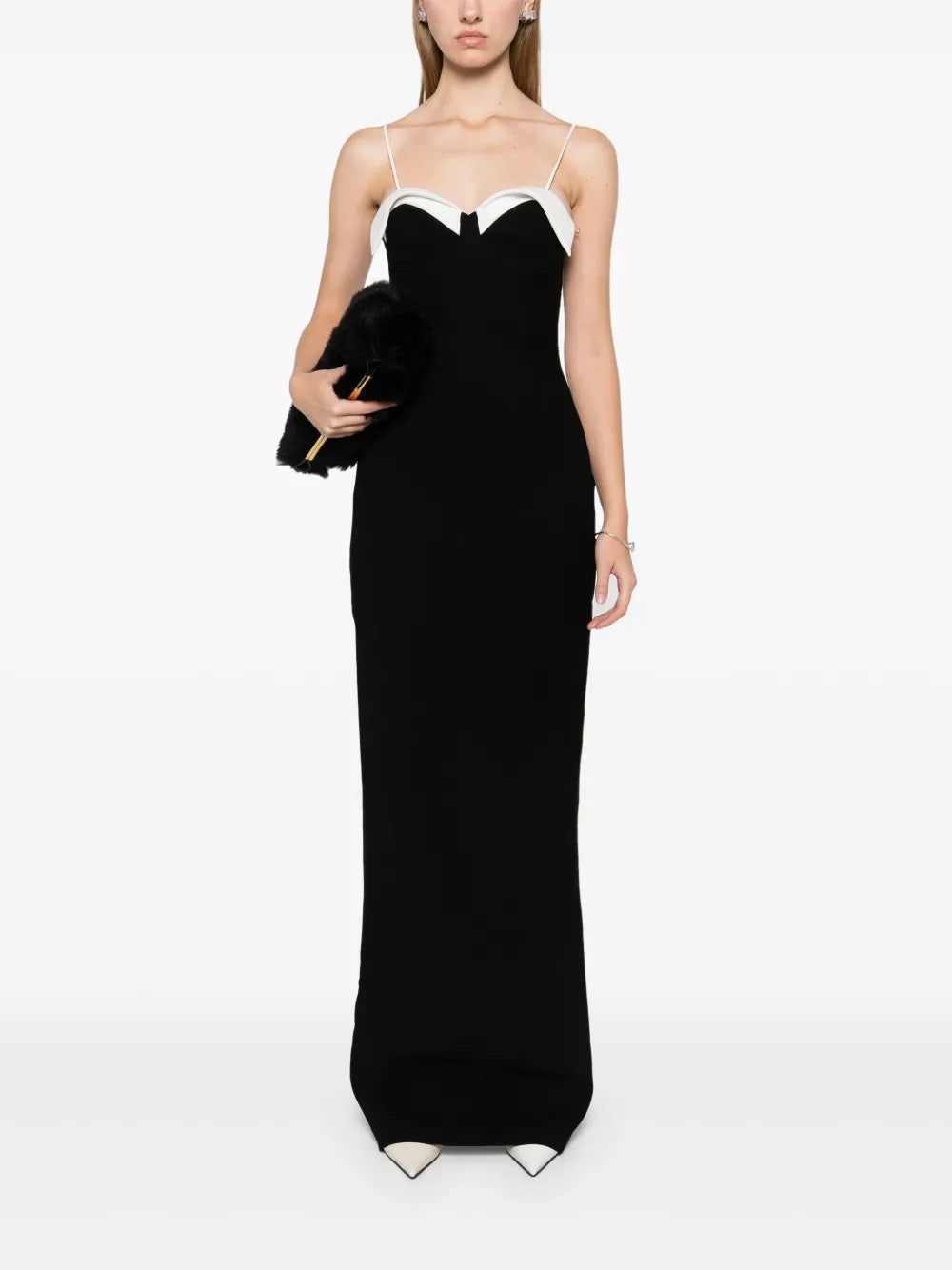Colourblock Gown