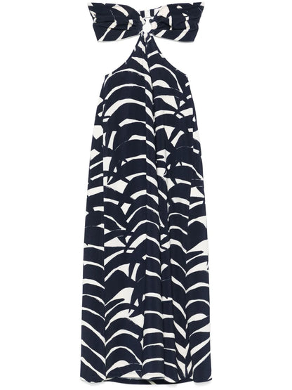 Ocean Layers Midi Dress