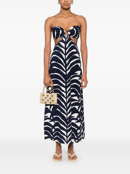 Ocean Layers Midi Dress