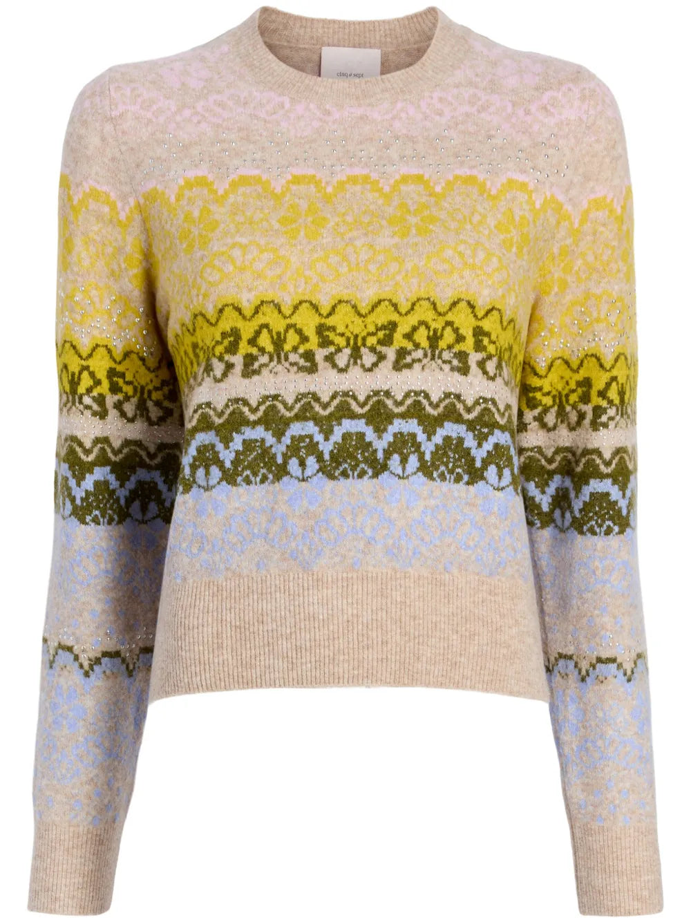 Lace Fair-Isle Jumper