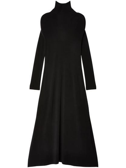 Circle Shoulder Long Dress