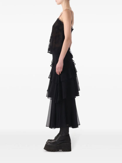 Lace-Appliqué Top