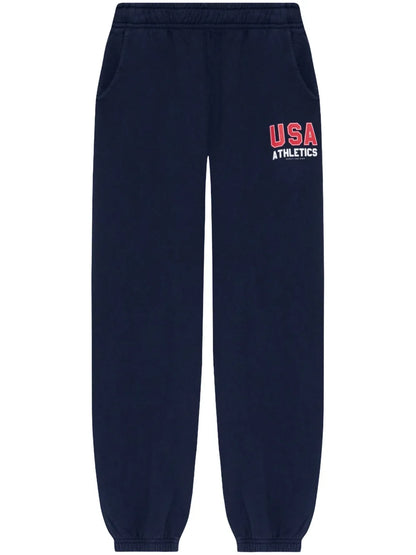 Logo-Print Elasticated Trousers