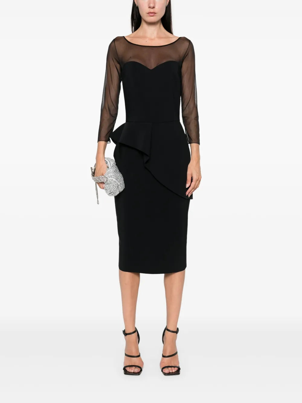 Skip Illusion Midi Dress