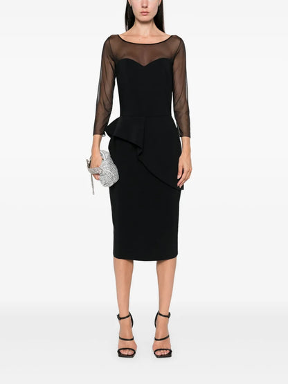 Skip Illusion Midi Dress
