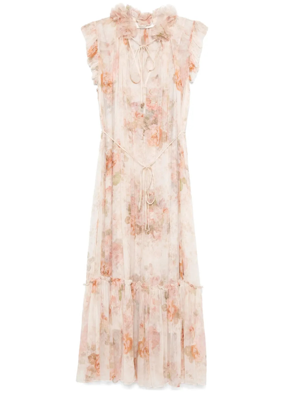 Illustration Flutter Midi Dress