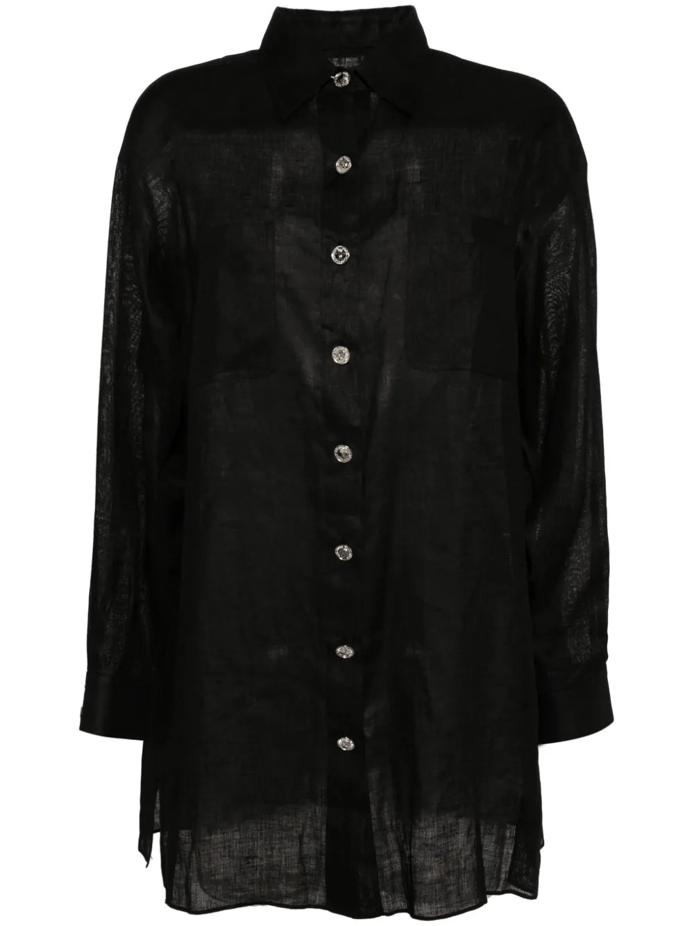 2000 Cc-Button Linen Shirt