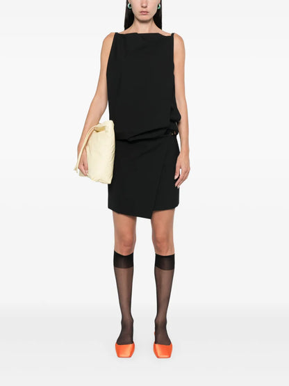 Belted Mini Skirt