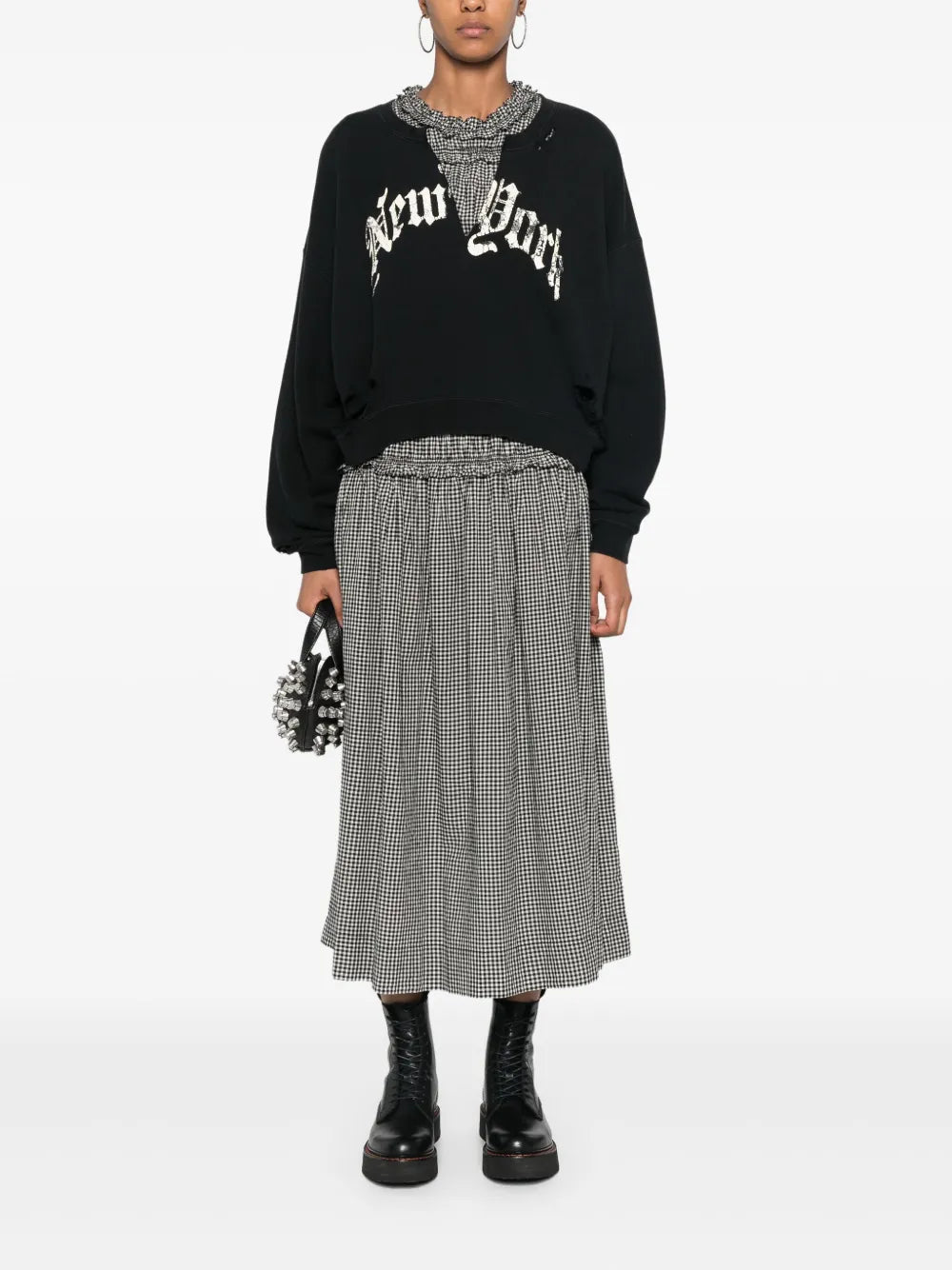 New York Cropped Sweatshirt