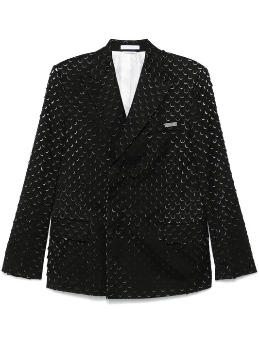 Hole-Punched Blazer